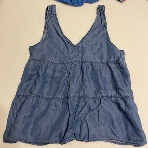 Denim tank top